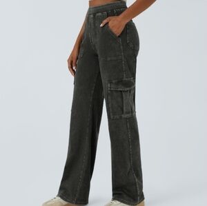 HALARA Charcoal Wide-Leg Pants